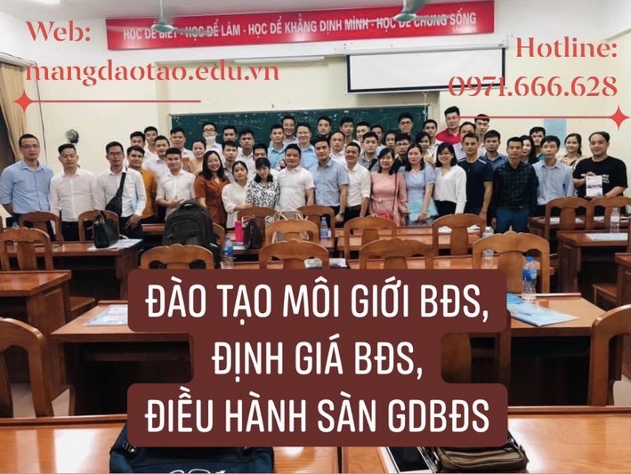 Khai giảng khóa học BĐS tại phường Tích Sơn, TP. Vĩnh Viên, Vĩnh Phúc